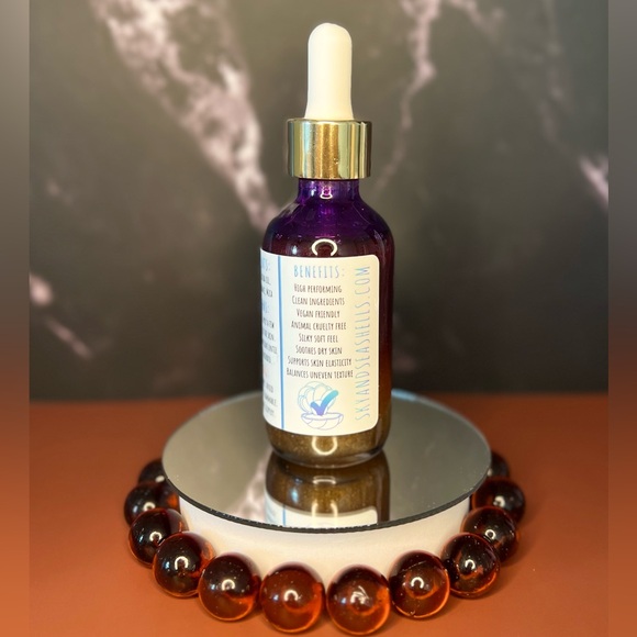 Hand Crafted “Coffee” Scented Body Oil by Sky & Seashells Skincare 2 OZ - Picture 3 of 5